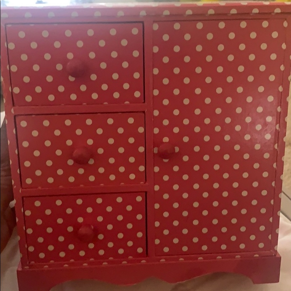 Pink jewelry box